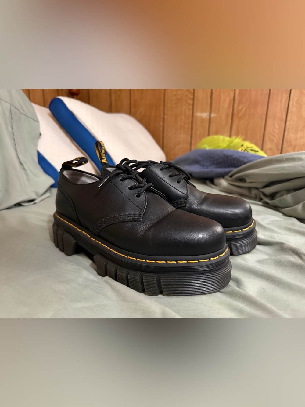 Dr marten audrick 3 eye platform Oxford